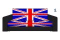 Диван Британский флаг с фотопринтом фото 1