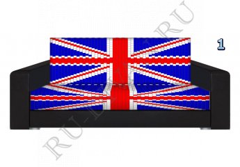 Диван Британский флаг с фотопринтом – доставка фото 1