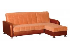Оранжевые угловые диваны