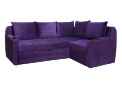 Фиолетовые угловые диваны