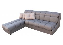 Угловой диван Тахко с узкими подлокотниками (Серый)