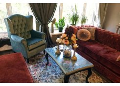 Мебельная композиция в классическом стиле: диван Честер, кресло Лорд, стол Марокко