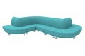 Зигзагообразный диван Блюз 10-09 модульный фото 13