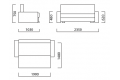 Диван ЕвроШаг еврокнижка - размеры