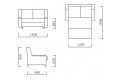 Диван Дуэт раскладушка – характеристики - размеры