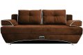 Прямой диван Валенсия коричневый фото 1