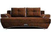 Прямой диван Валенсия коричневый