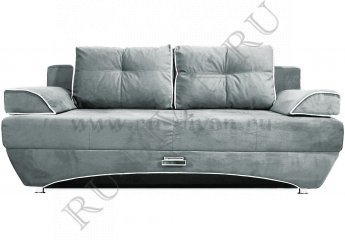 Прямой диван Валенсия серый – доставка фото 1