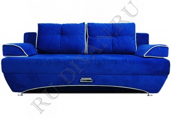Прямой диван Валенсия синий фото 1