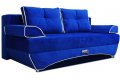 Прямой диван Валенсия синий фото 2