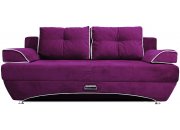 Прямой диван Валенсия фиолетовый