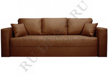 Прямой диван Ливерпуль коричневый – доставка фото 1