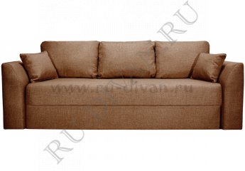 Прямой диван Белфест коричневый – характеристики фото 1