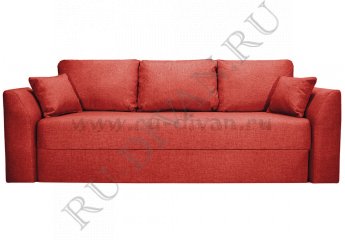 Прямой диван Белфест красный фото 1
