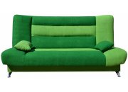 Прямой диван Лодочка зеленый