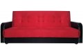 Прямой диван Лондон рогожка красная фото 1