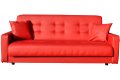 Прямой диван Аккорд 120 красный фото 4