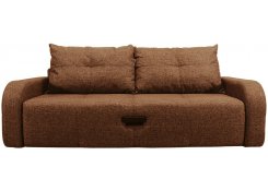 Прямой диван Босс коричневый (Коричневый)