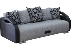 Прямой диван Юпитер рогожка (Серый)