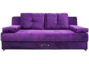Прямой диван Амстердам Мини Люкс фиолетовый