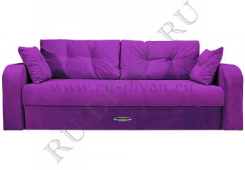 Прямой диван Дублин Люкс фиолетовый фото 1