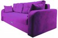 Прямой диван Дублин Люкс фиолетовый фото 3