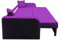 Прямой диван Дублин Люкс фиолетовый фото 5