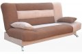Прямой диван Лодочка бежево-коричневая фото 1