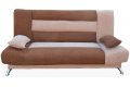 Прямой диван Лодочка бежево-коричневая фото 2