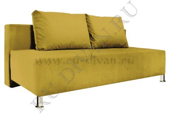 Прямой диван Парма Люкс желтый – доставка фото 1