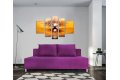 Прямой диван Парма Люкс фиолетовый фото 5
