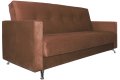 Прямой диван Престиж Люкс коричневый фото 2