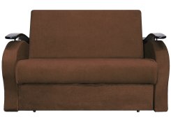 Прямой диван Алекс коричневый