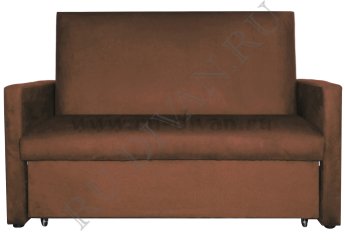 Прямой диван Идея коричневый – характеристики фото 1
