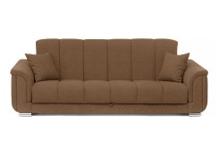 Прямой диван Стамбул коричневый