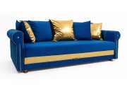 Прямой диван Султан синий