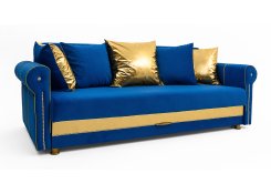 Прямой диван Султан синий