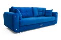 Прямой диван Вега синий фото 1