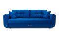 Прямой диван Вега синий фото 2